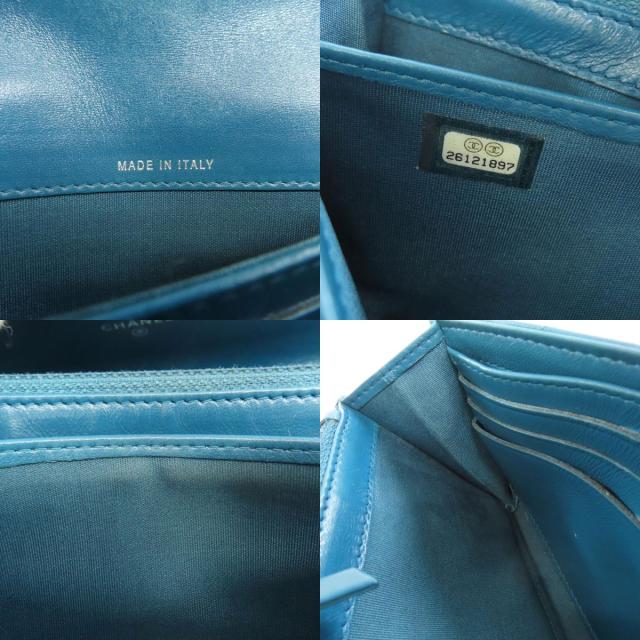 シャネル CHANEL Vステッチ ココマーク シルバー金具 長財布（小銭入れ