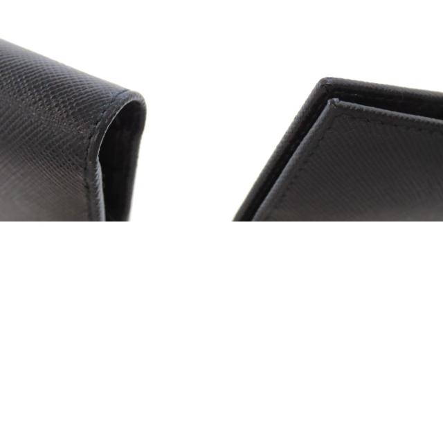 プラダ PRADA ロゴ 二つ折り財布（小銭入れあり） サフィアーノ レディース 中古_9