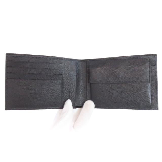 プラダ PRADA ロゴ 二つ折り財布（小銭入れあり） サフィアーノ レディース 中古_4