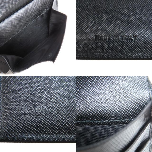 プラダ PRADA ロゴ 二つ折り財布（小銭入れあり） サフィアーノ レディース 中古_6