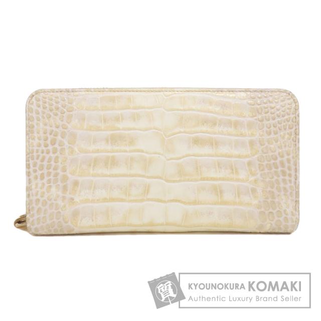 ルイヴィトン LOUIS VUITTON  ジッピー・ウォレット  長財布（小銭入れあり） クロコダイル 中古