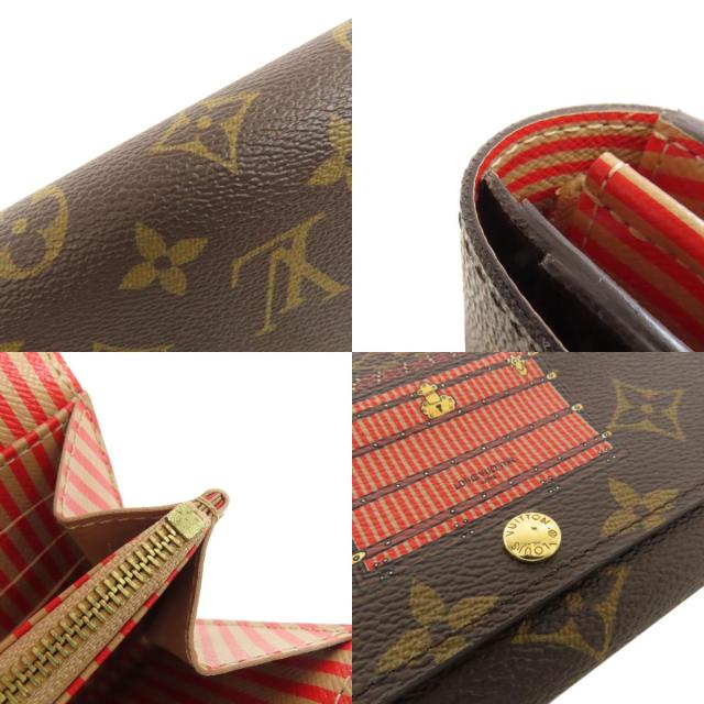 ルイヴィトン LOUIS VUITTON M60415 ポルトフォイユ・サラ トランク 長財布（小銭入れあり） 中古_8