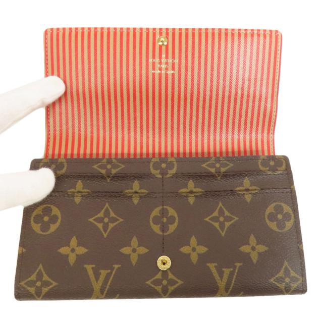 ルイヴィトン LOUIS VUITTON M60415 ポルトフォイユ・サラ トランク 長財布（小銭入れあり） 中古_4
