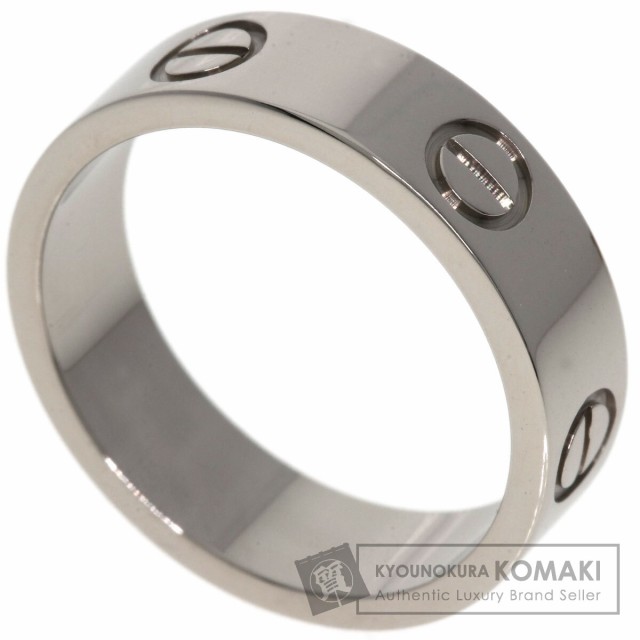 カルティエ CARTIER ラブリング #55 リング・指輪 K18ホワイトゴールド レディース 中古
