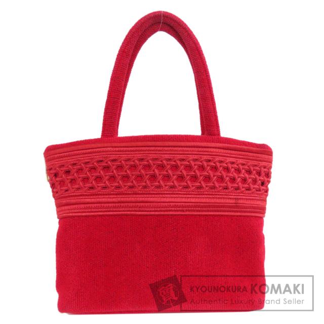 フェイラー FEILER  ロゴ  ハンドバッグ パイル レディース  中古