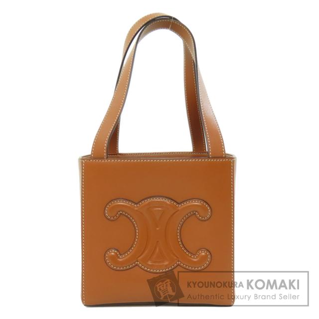 セリーヌ CELINE  キューブバッグ  ハンドバッグ カーフ レディース  中古