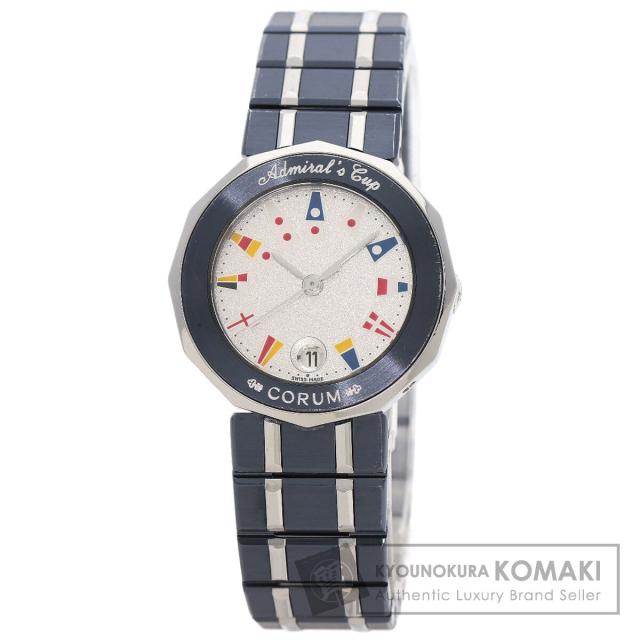 コルム CORUM C 39.610.30V50B  アドミラルズ  腕時計 ステンレススチール SS   レディース  中古