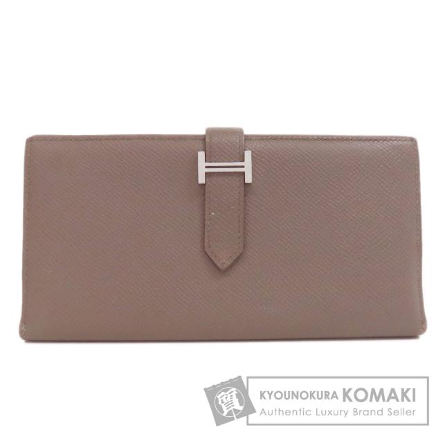 エルメス HERMES  ベアンスフレ エタン シルバー金具  長財布（小銭入れあり） エプソン 中古