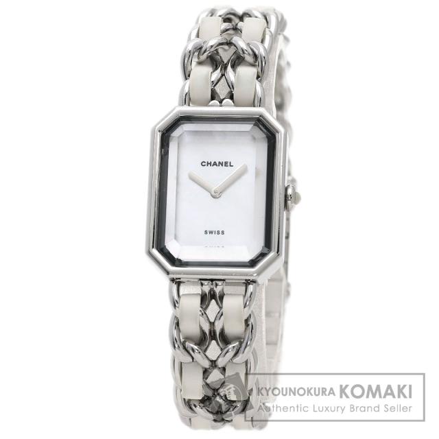 シャネル CHANEL H1639  プルミエール  腕時計 ステンレススチール SSx革   レディース  中古
