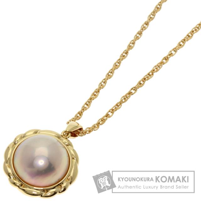 タサキ TASAKI マベ パール 真珠 ネックレス K18イエローゴールド レディース 中古 154,775円
