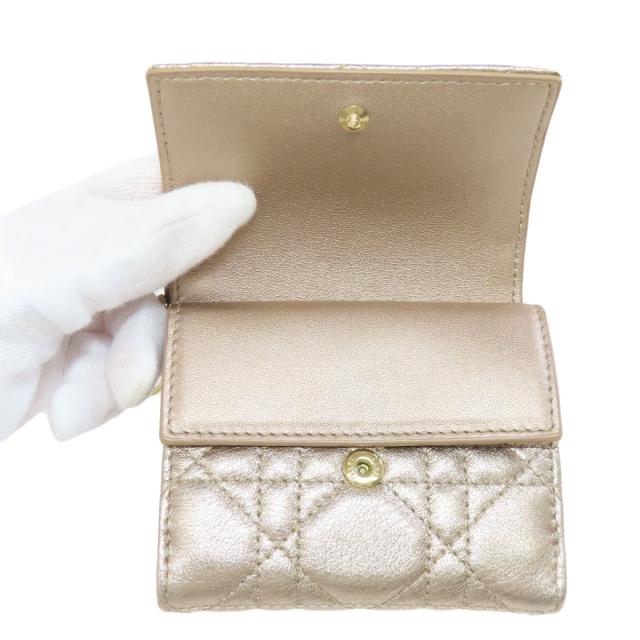 クリスチャンディオール CHRISTIAN DIOR  レディディオール  二つ折り財布（小銭入れあり） 中古_4