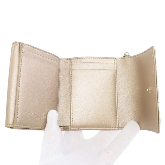 クリスチャンディオール CHRISTIAN DIOR  レディディオール  二つ折り財布（小銭入れあり） 中古_5