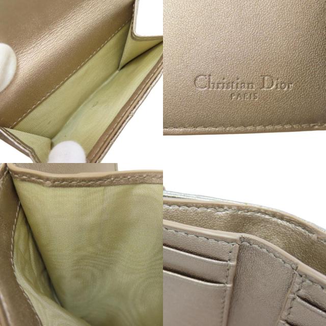 クリスチャンディオール CHRISTIAN DIOR  レディディオール  二つ折り財布（小銭入れあり） 中古_7