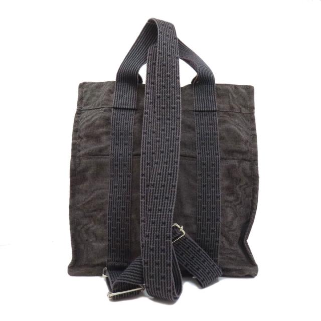 エルメス HERMES エールライン アド MM ハンドバッグ キャンバス レディース 中古_2