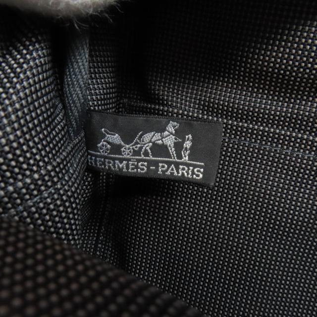 エルメス HERMES エールライン アド MM ハンドバッグ キャンバス レディース 中古_6