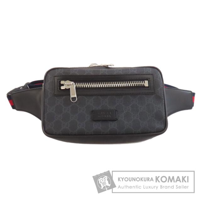 グッチ GUCCI 474293  GGスプリーム  ボディバッグ PVC レディース  中古