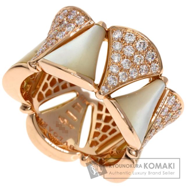 ブルガリ BVLGARI  ディーヴァドリーム ダイヤモンド #55  リング・指輪 K18ピンクゴールド 中古