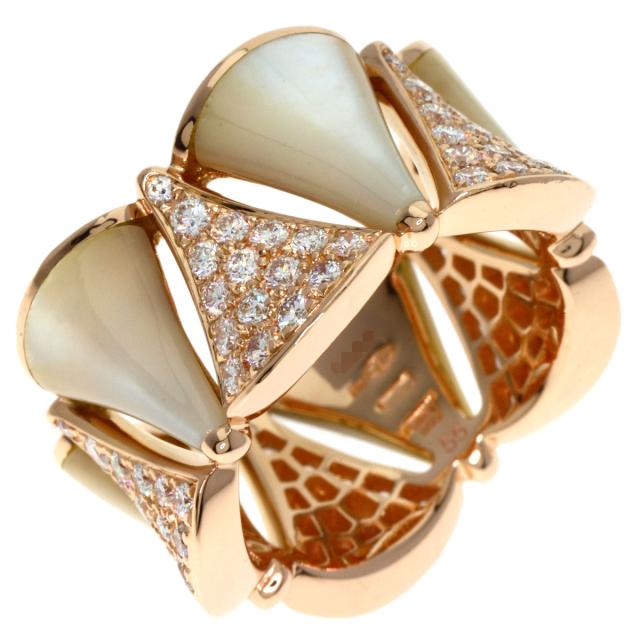 ブルガリ BVLGARI  ディーヴァドリーム ダイヤモンド #55  リング・指輪 K18ピンクゴールド 中古_2