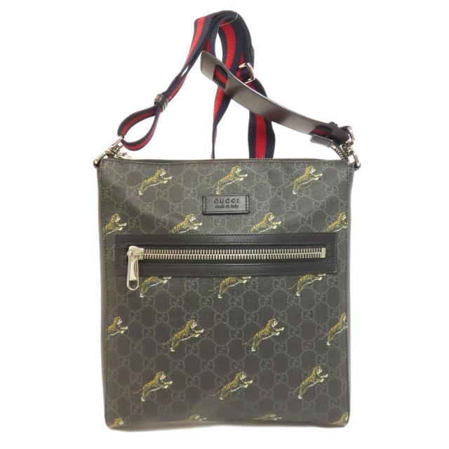 グッチ GUCCI 474137 GGスプリーム 虎柄 ショルダーバッグ PVC