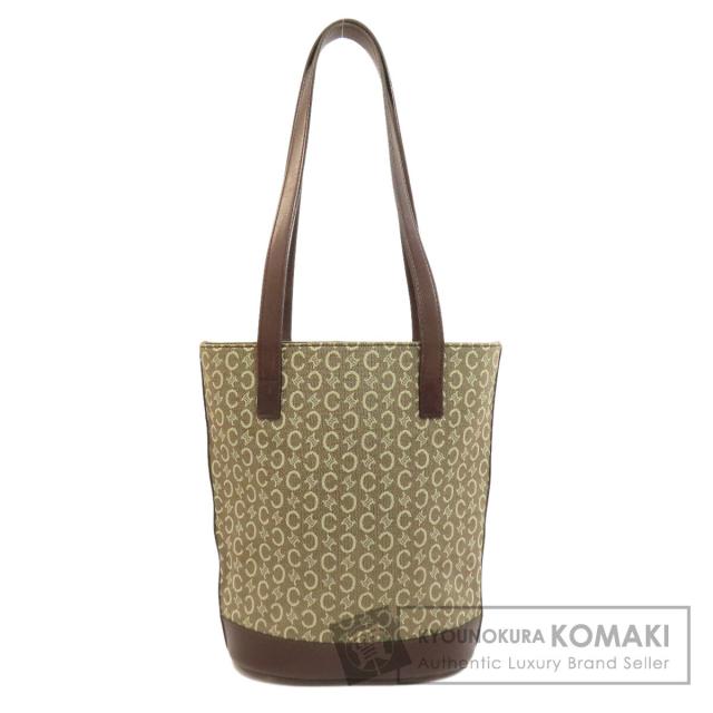 セリーヌ CELINE  Cマカダム  トートバッグ キャンバス レディース  中古