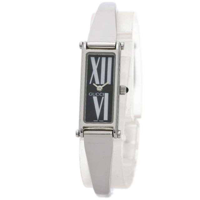 グッチ GUCCI 1500L スクエアフェイス 腕時計 ステンレススチール SS  