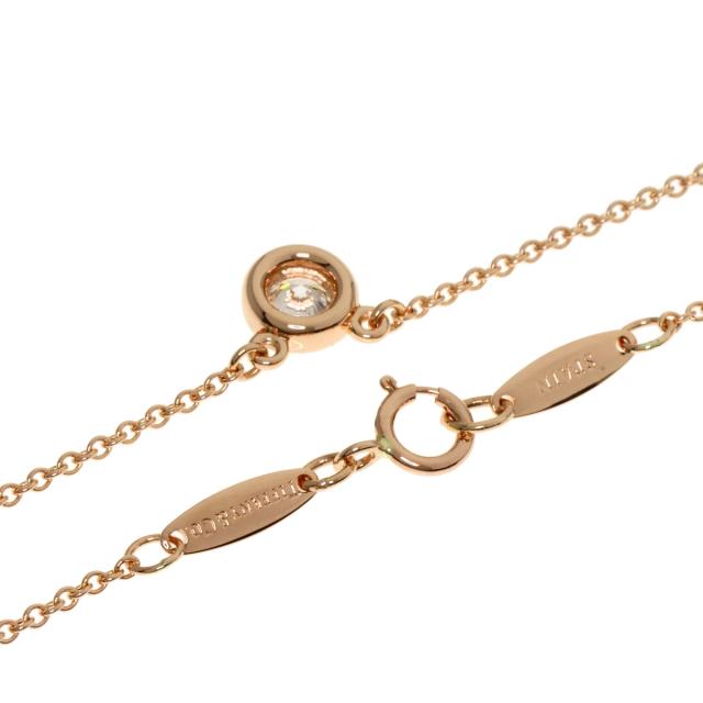 ティファニー TIFFANY&amp;Co.  バイザヤード ダイヤモンド  ネックレス K18ピンクゴールド 中古_2