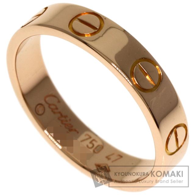 カルティエ CARTIER ミニラブリング #47 リング・指輪 K18ピンク