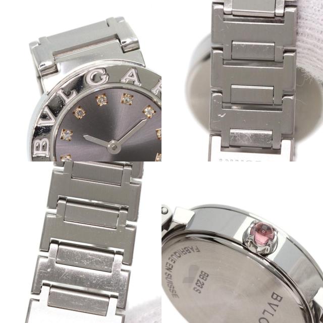 ブルガリ BVLGARI BBL23C6SS/12  ブルガリブルガリ 12P ダイヤモンド  腕時計 ステンレススチール 中古_7