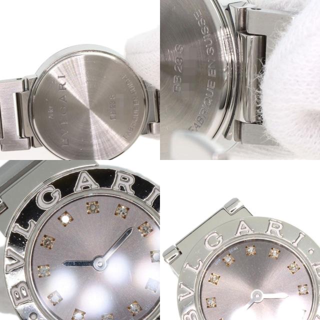 ブルガリ BVLGARI BBL23C6SS/12  ブルガリブルガリ 12P ダイヤモンド  腕時計 ステンレススチール 中古_8
