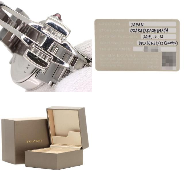 ブルガリ BVLGARI BBL23C6SS/12  ブルガリブルガリ 12P ダイヤモンド  腕時計 ステンレススチール 中古_9