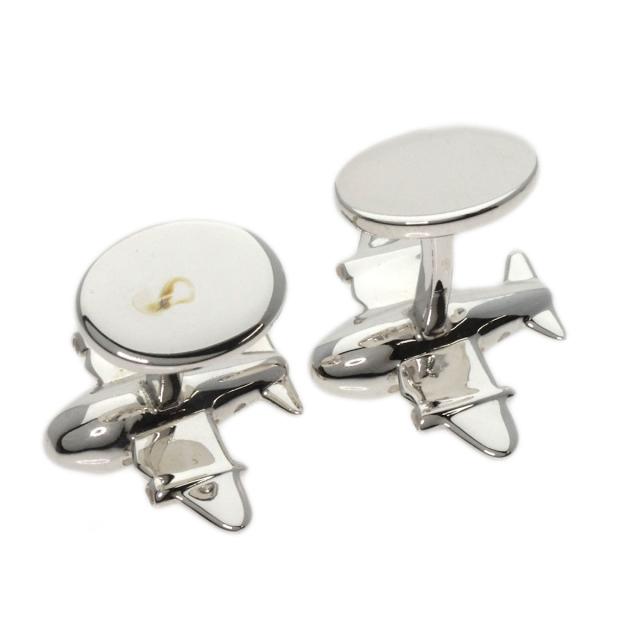 ティファニー TIFFANY&Co. 飛行機モチーフ カフス シルバー メンズ 中古