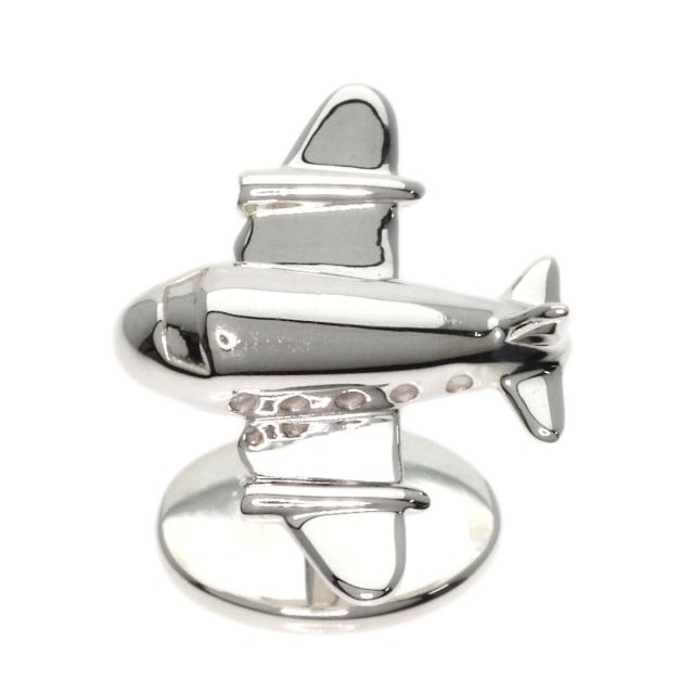 ティファニー TIFFANY&Co. 飛行機モチーフ カフス シルバー メンズ 中古