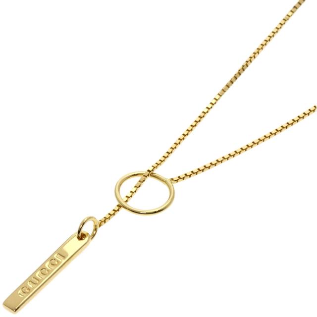 グッチ GUCCI ラリアット ネックレス K18イエローゴールド グッチ GUCCI ラリアット ネックレス K18イエローゴールド