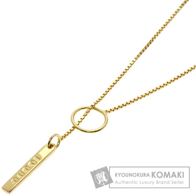 グッチ GUCCI ラリアット ネックレス K18イエローゴールド グッチ GUCCI ラリアット ネックレス K18イエローゴールド