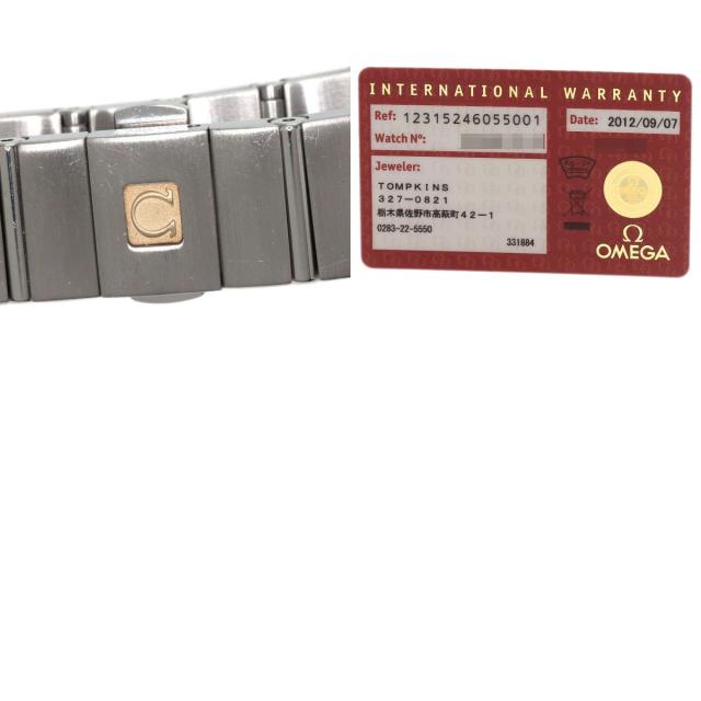 オメガ OMEGA 123.15.24.60.55.001  コンステレーション ブラッシュ  腕時計 ステンレススチール 中古_9