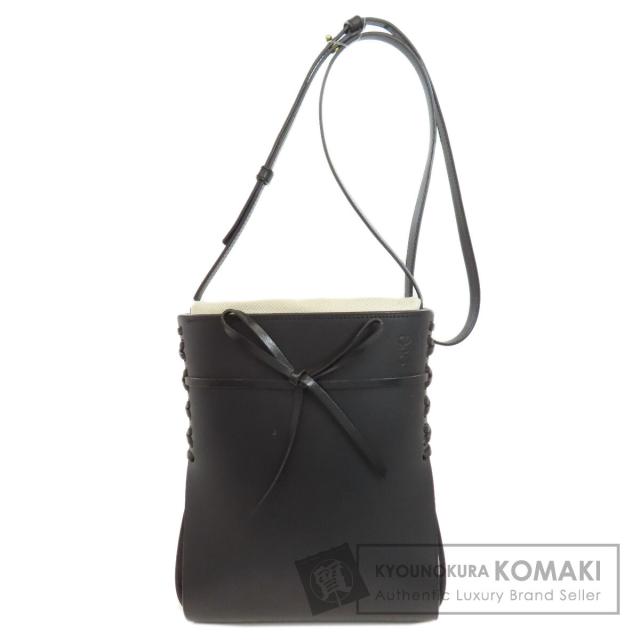 ロエベ LOEWE イケバナ ショルダーバッグ カーフ レディース 中古