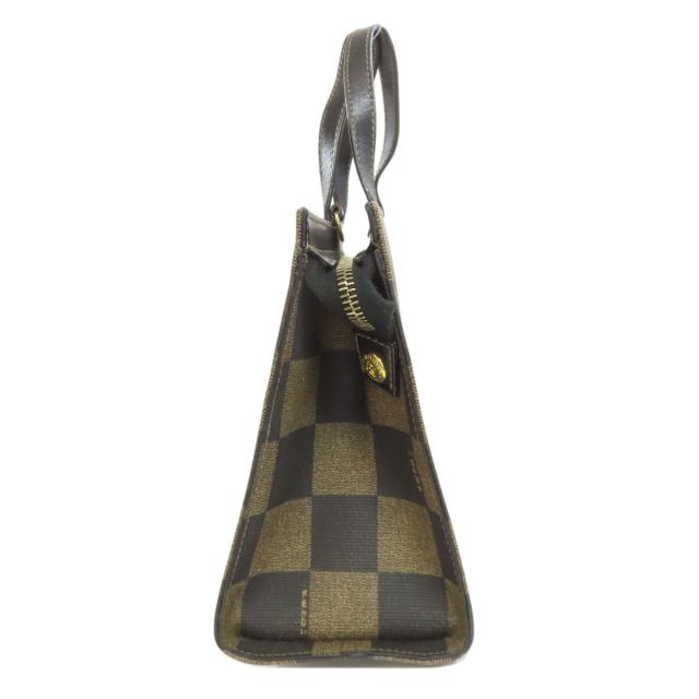 フェンディ FENDI 市松模様 2WAY ハンドバッグ PVC レディース 中古_3