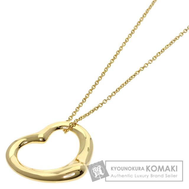 【定価18万】18金製 高純度 天然 ペリドット ネックレス ハート シェイプ(品質保証 限定入荷 K18 YG No.2RGPH-28PD-3 ペリドット ネックレス K18 オープンハート 18金 レディース