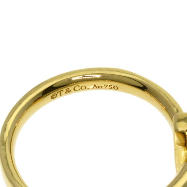 ティファニー TIFFANY&amp;Co.  Tワン ナロー  リング・指輪 K18イエローゴールド レディース  中古_5