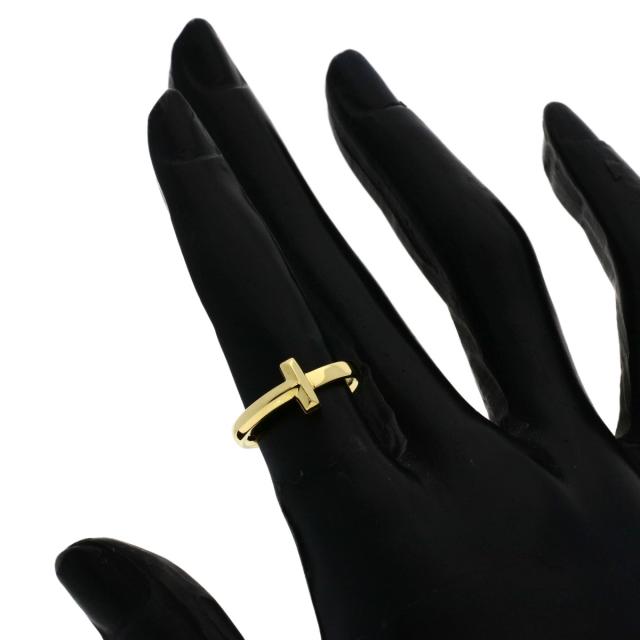 ティファニー TIFFANY&amp;Co.  Tワン ナロー  リング・指輪 K18イエローゴールド レディース  中古_6
