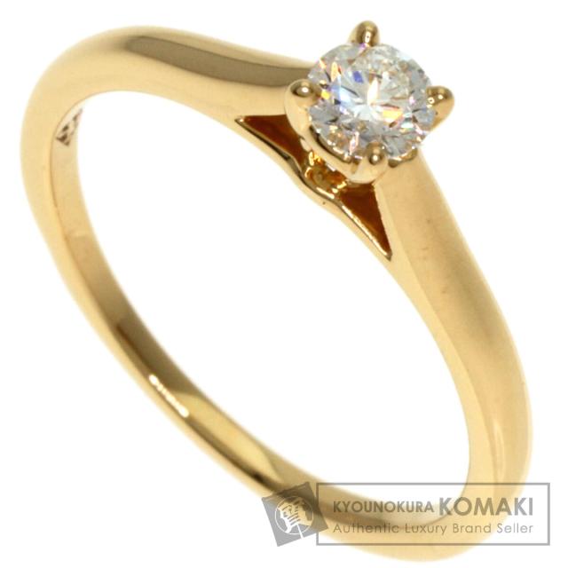 婚約指輪 カルティエ リング 指輪 ダイヤ 0.18ct ソリテール 48号 
