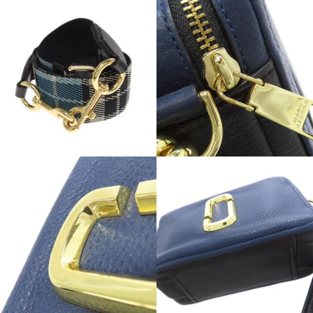 マーク・ジェイコブス MARC JACOBS  スナップショット ダブルJ  ショルダーバッグ レザー 中古_7