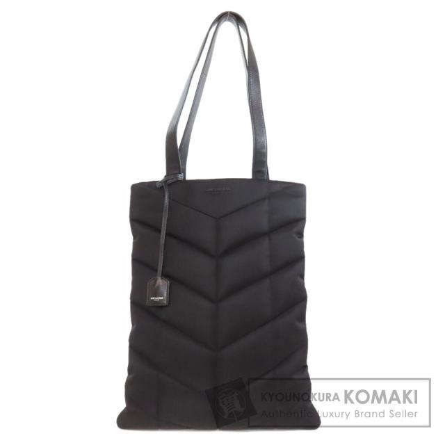 サンローラン SAINT LAURENT  ロゴ  トートバッグ ナイロン素材 レディース  中古
