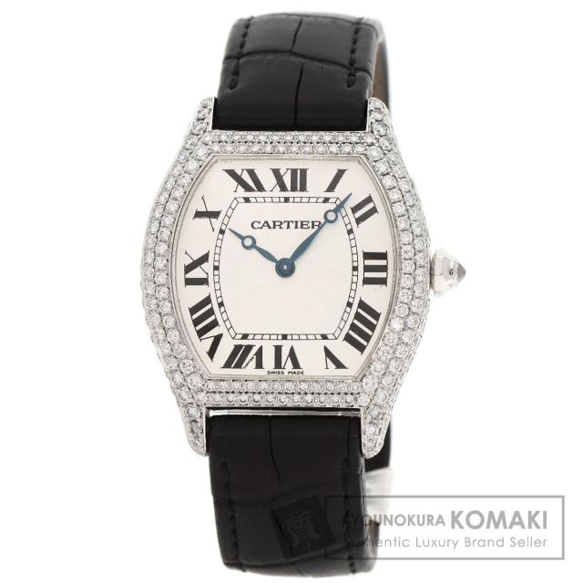 カルティエ CARTIER WA504351  トーチュ LM ケース ベゼル ダイヤモンド  腕時計 中古