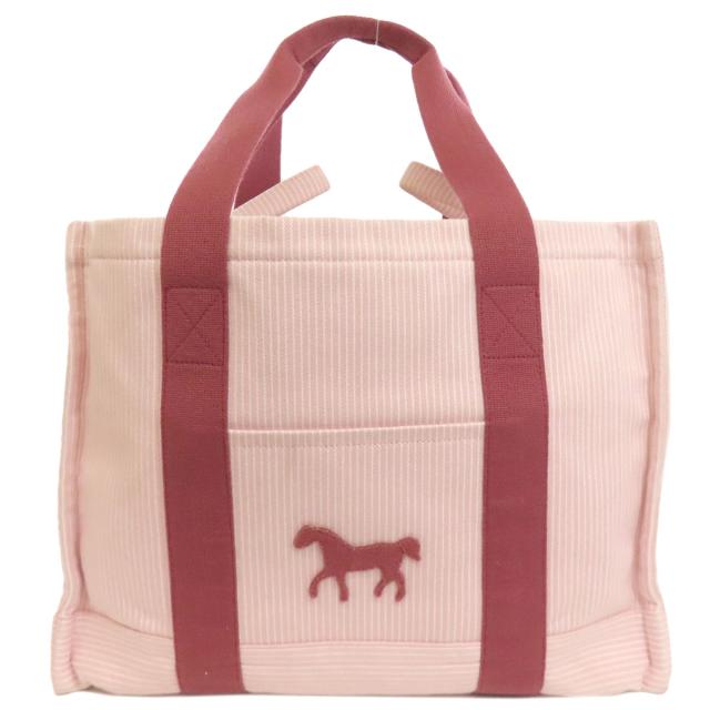 エルメス HERMES マザーズバッグ トートバッグ キャンバス レディース 中古_1