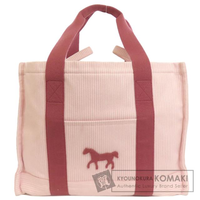 エルメス HERMES  マザーズバッグ  トートバッグ キャンバス レディース  中古