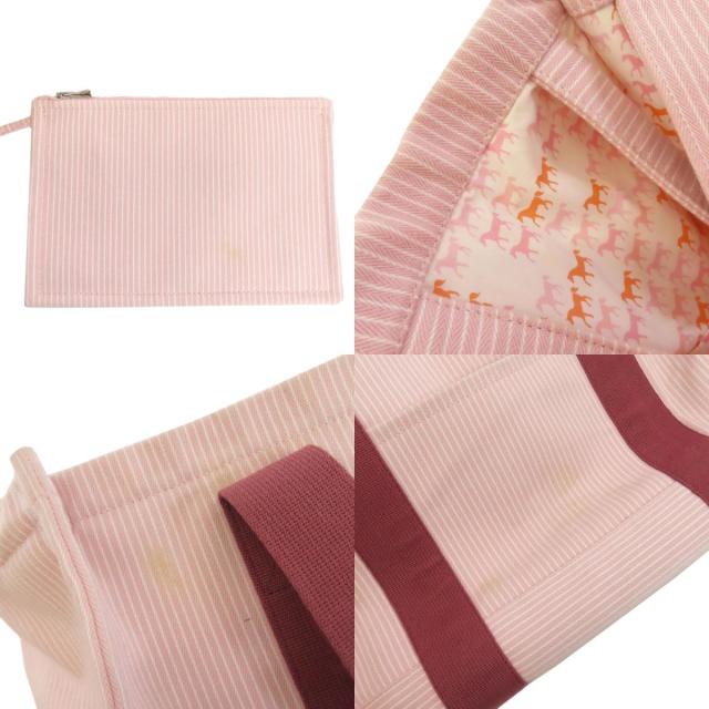 エルメス HERMES マザーズバッグ トートバッグ キャンバス レディース 中古_6