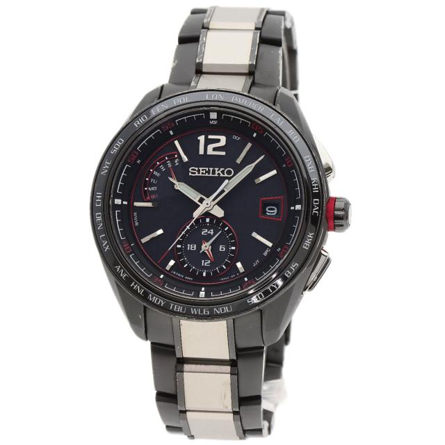 セイコー SEIKO SAGA267 8B63-0AS0 ブライツ フライト エキスパート 腕時計 チタンセラミック 中古_1