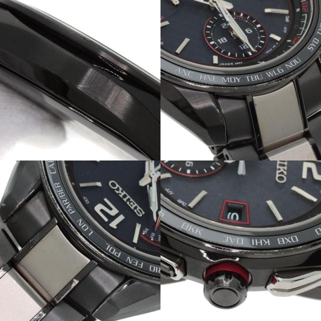 セイコー SEIKO SAGA267 8B63-0AS0 ブライツ フライト エキスパート 腕時計 チタンセラミック 中古_6