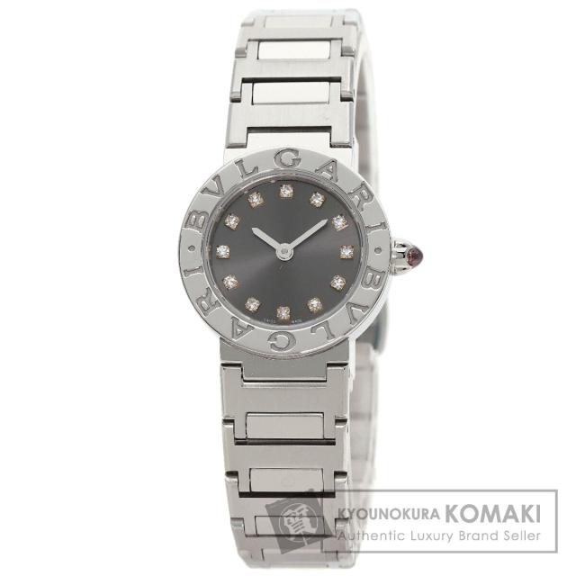 ブルガリ BVLGARI BB23S  ブルガリブルガリ 12P ダイヤモンド  腕時計 ステンレススチール SS   中古